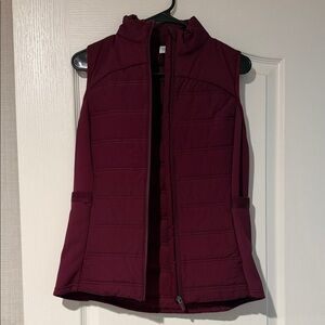 Avia Maroon Puffer Vest for Women